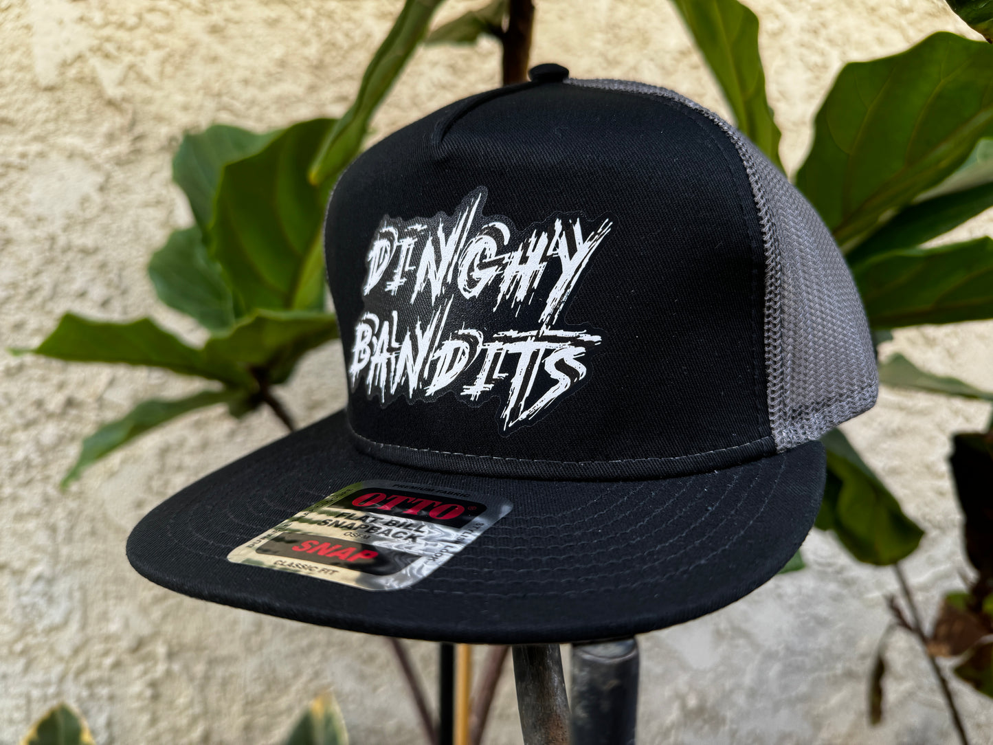 Black and Gray trucker hat