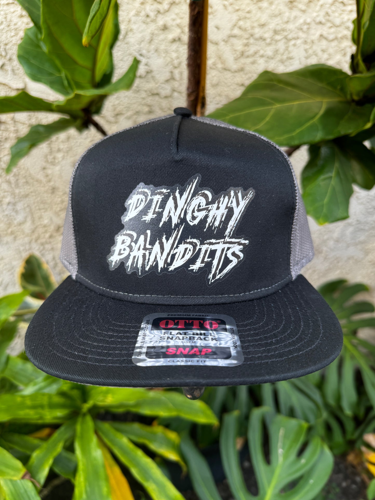 Black and Gray trucker hat